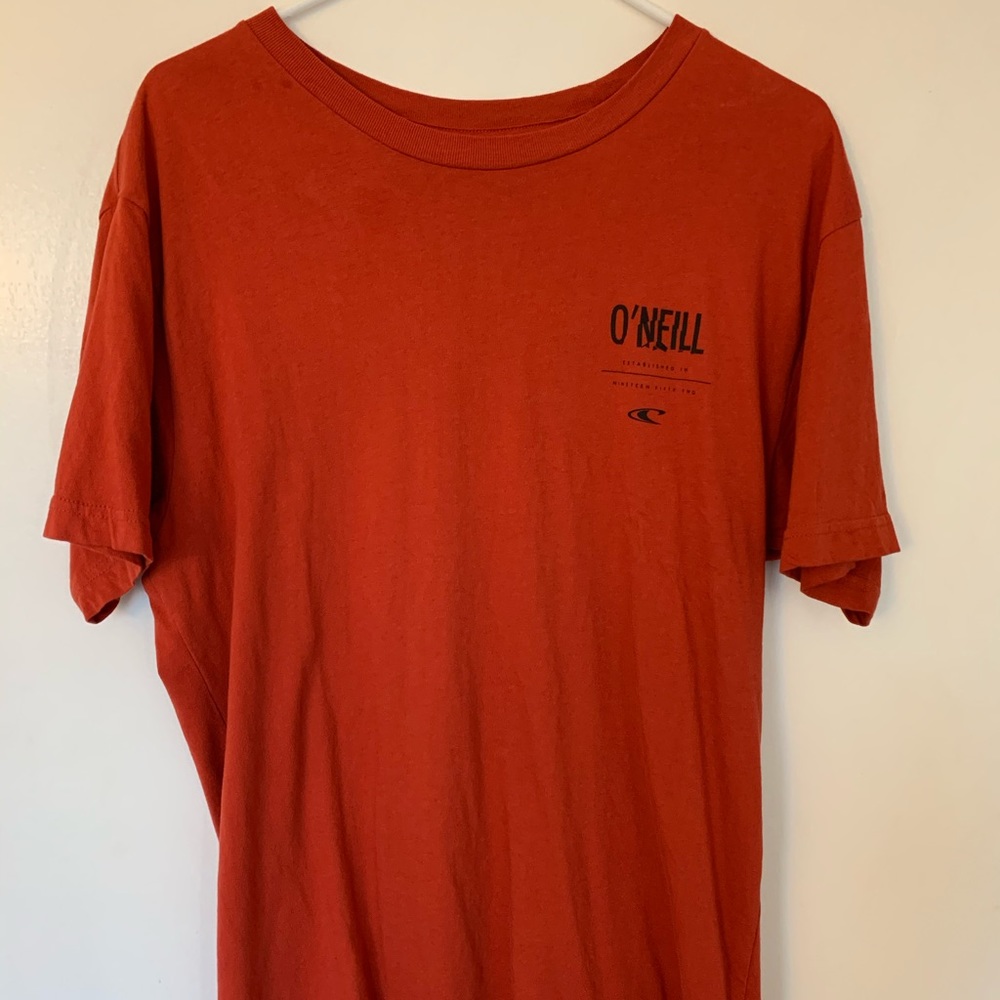 Orange red ish O’Neill shirt size large